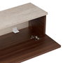 Nordure Ligne 140 - Travertino, Milano Walnut